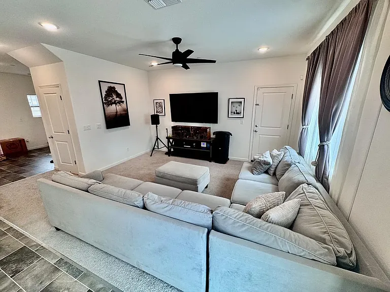 Living room view from dinning area