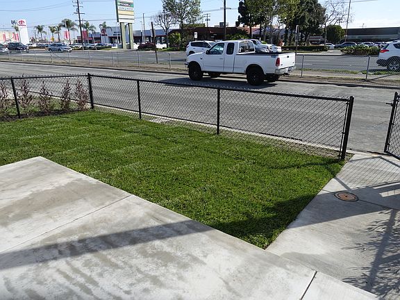 Shopping across street within walking distance