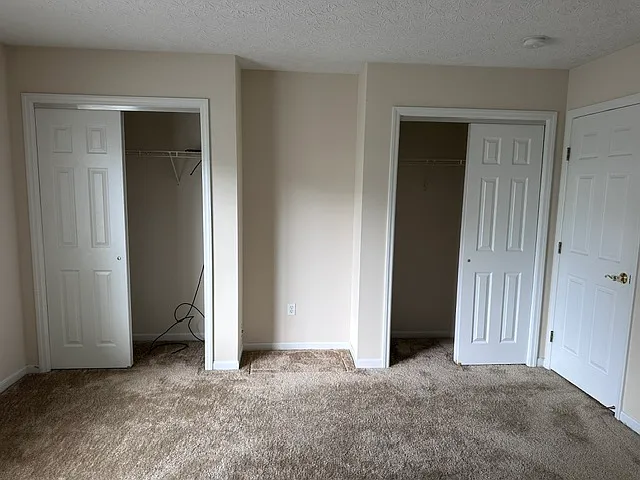 Primary bedroom, two closets