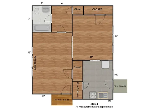 Floor plan 4135-4