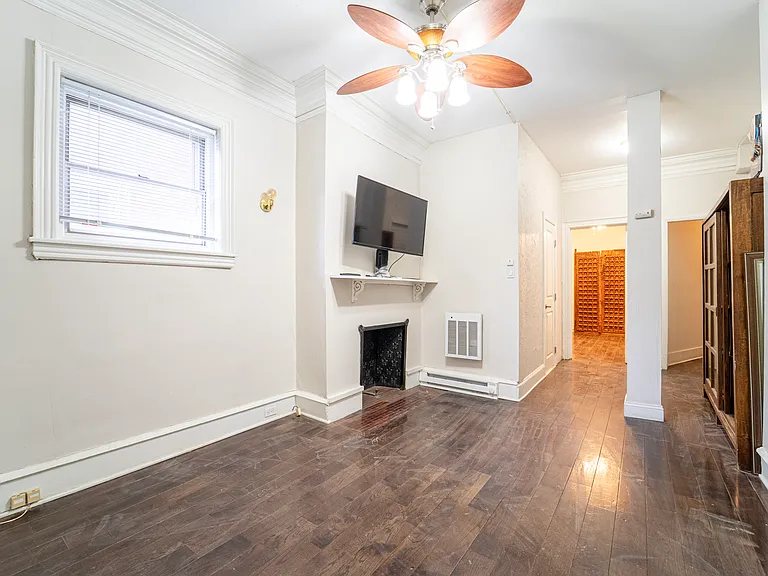 Living room with included mounted tv!