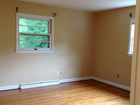 Hardwood floors in bedrooms