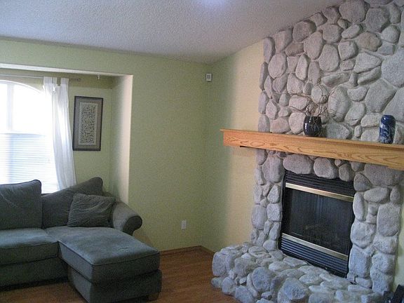 Vaulted ceiling.