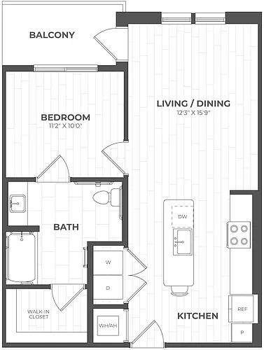 Floor plan A1 ADA