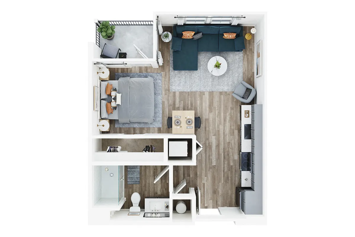 Floor plan Studio | S1