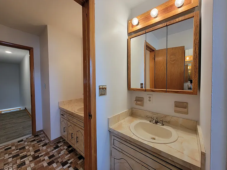 2nd Floor Double Sinks and Mirror