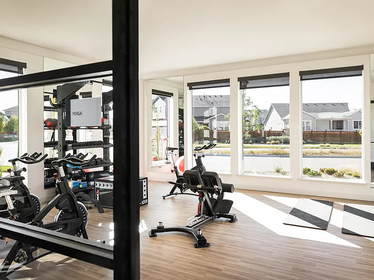 Expansive, state-of-the-art 24-hour fitness center.