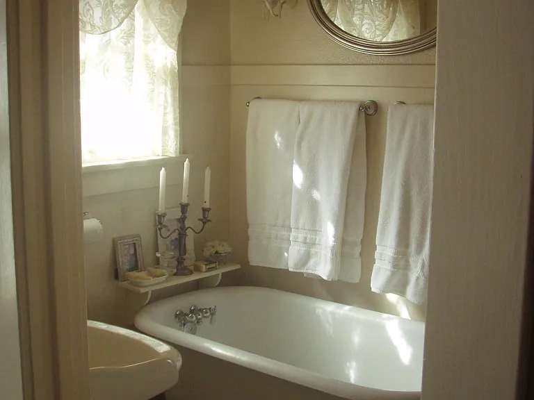 Clawfoot tub plus separate shower