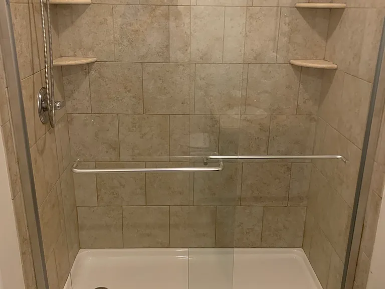 New shower