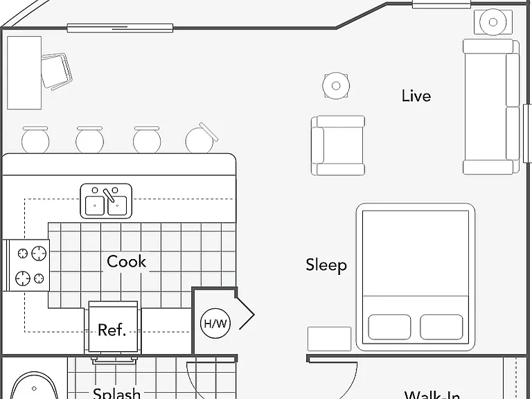 Loft Studio Renovated Unfurnished Loft Studio Renovated Unfurnished