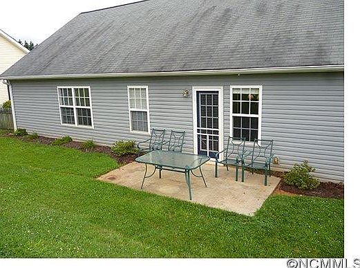 Patio and fenced yard