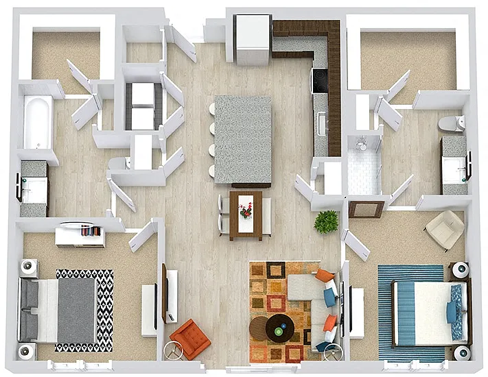 Floor plan Meridian