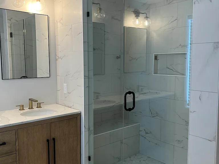 Master bedroom shower