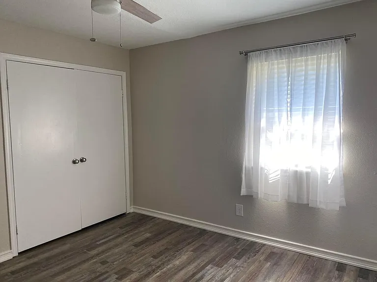 Corner bedroom view.