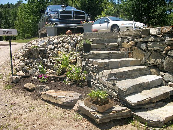 Natural Stone Stairway