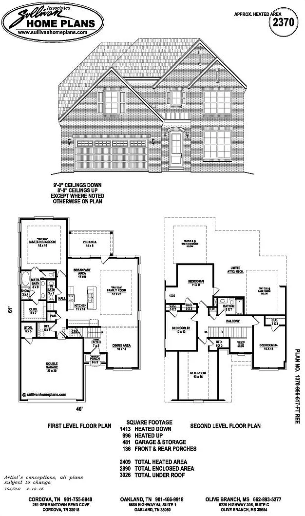 Brand New Built Home In Cordova, Tn! — Photo 1
