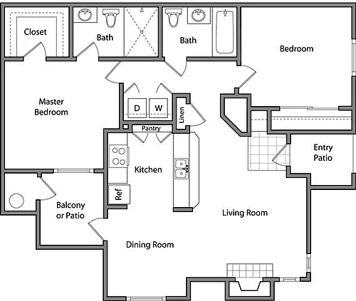 Floor plan The Cascade