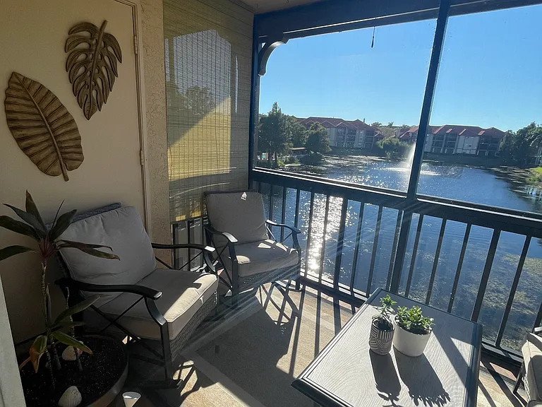 Balcony with outdoor closet/storage