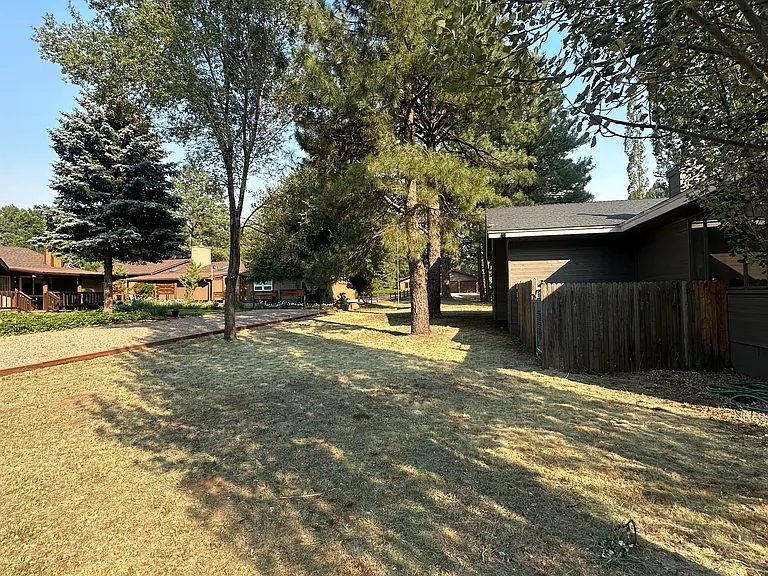 Unfenced Backyard