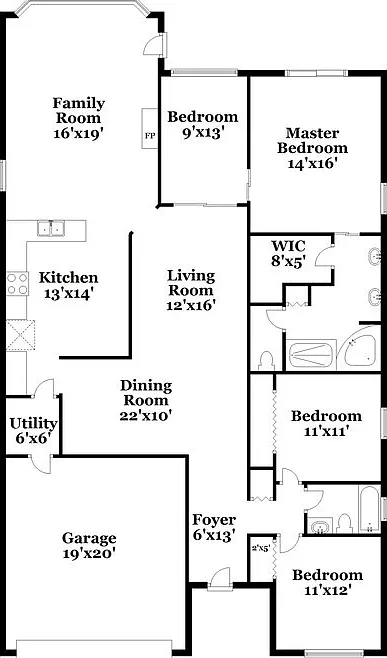 3 bed, 2.0 bath, 2065 sqft, $2,595 — Photo 2