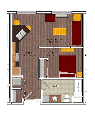 Floor plan 3-C