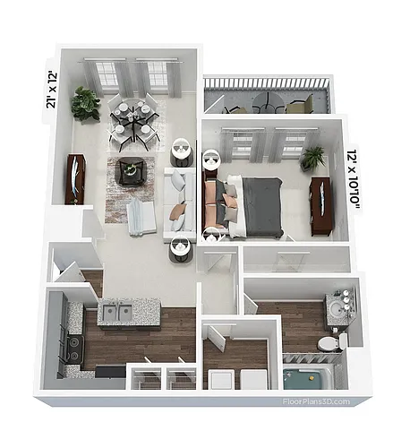 Floor plan The Gaines