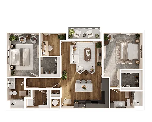 Floor plan Obtuse