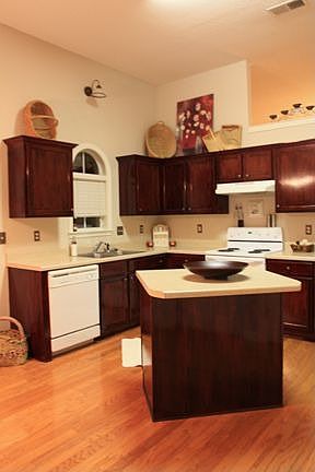 Large Kitchen with island