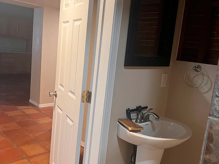Sink area of second bath