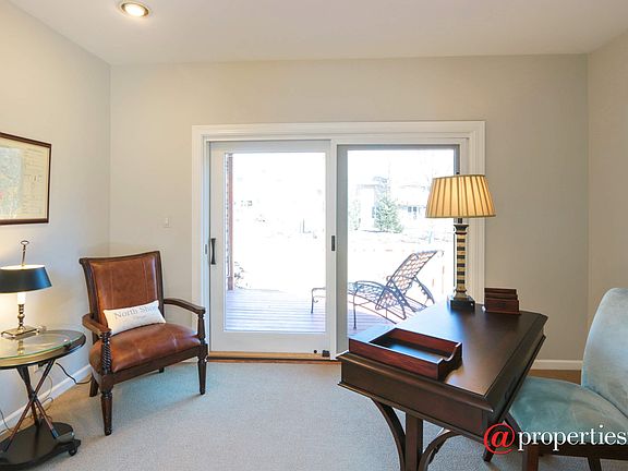 Office and Pella doors to deck