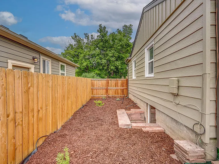 South side yard