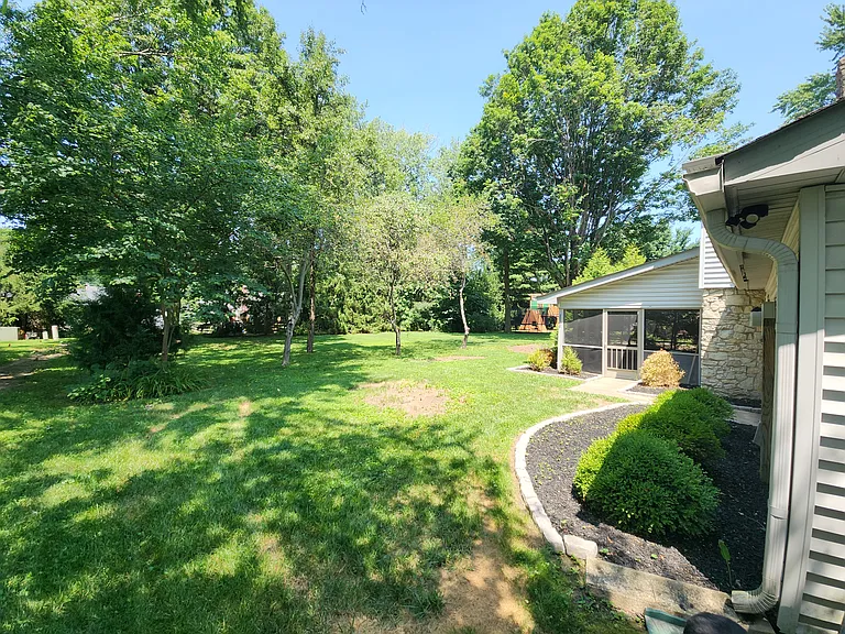 back yard side