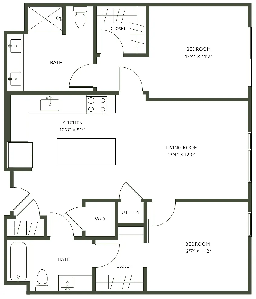 Floor plan 2X2