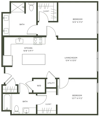Floor plan 2X2