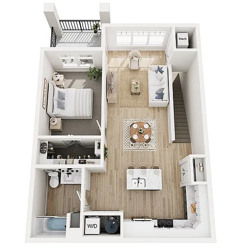 Floor plan 1E
