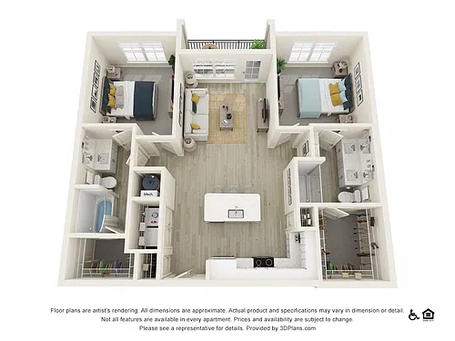 Floor plan B1c
