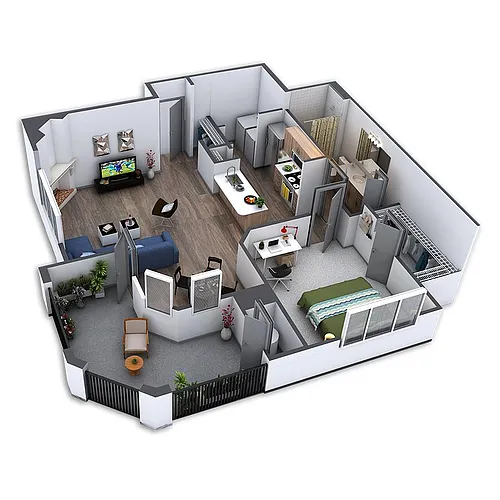 Floor plan The L Custom
