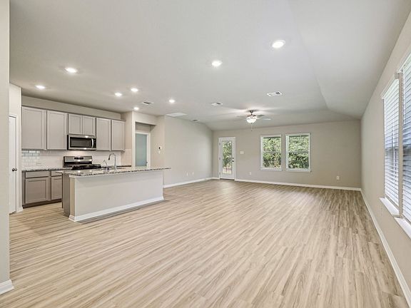 Kitchen, Living, and Dining Areas