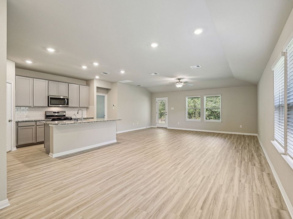 Kitchen, Living, and Dining Areas