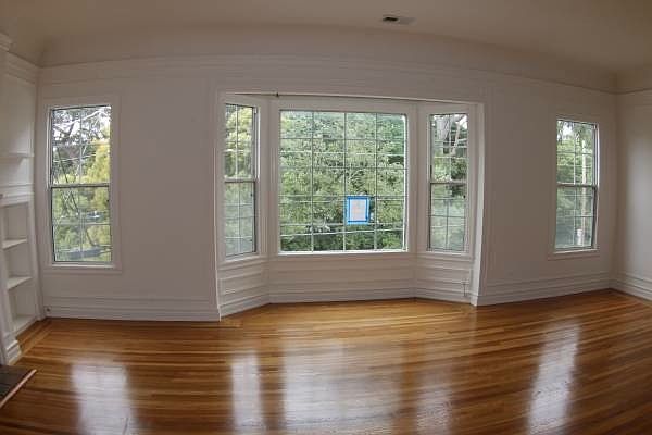 Living Room with Bay Windows