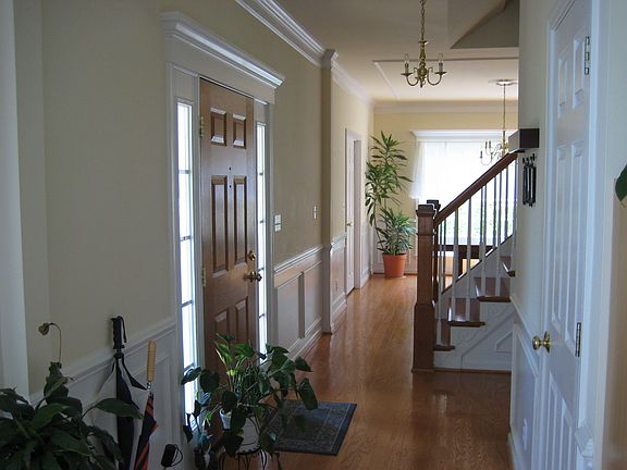 View from Living Room to Front Door