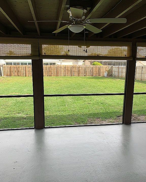 Huge backyard