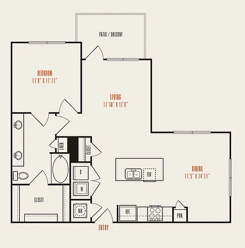 Floor plan A1L