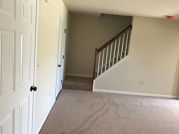 living room in front door