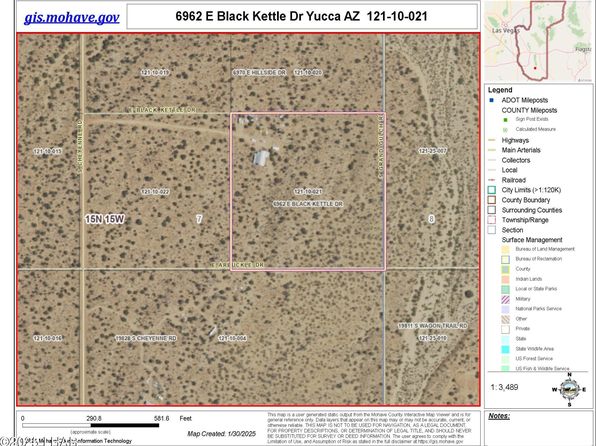 6962 E Black Kettler Dr, Yucca, AZ 86438