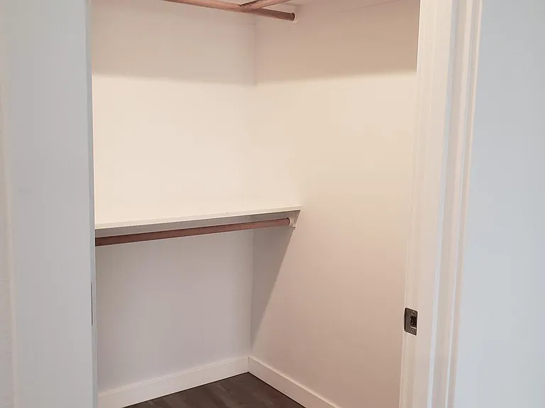 studio walk in closet