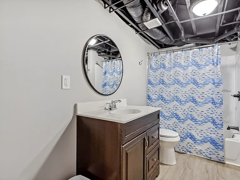 Downstairs shared bath