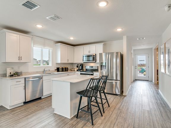 Stunning kitchen off entry into home model representation
