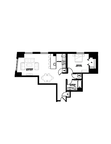 Floor plan 1I-PH