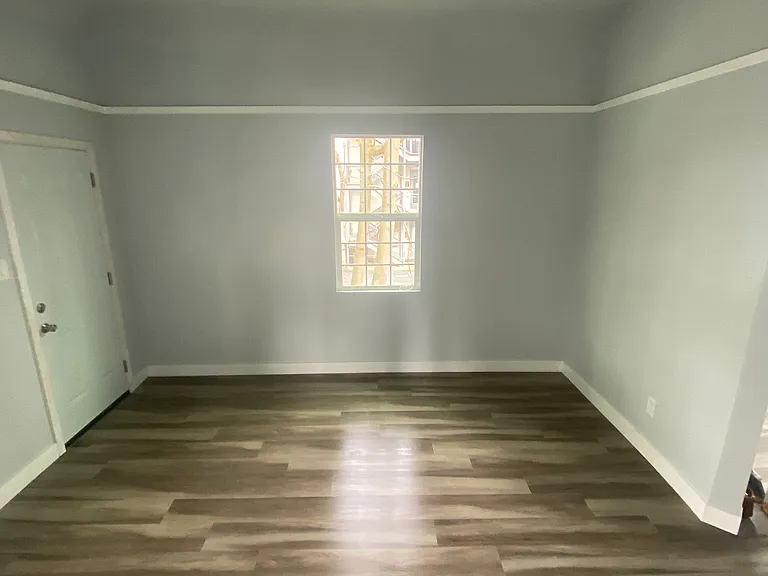 Living Room/Front Door, view from Bedroom 1